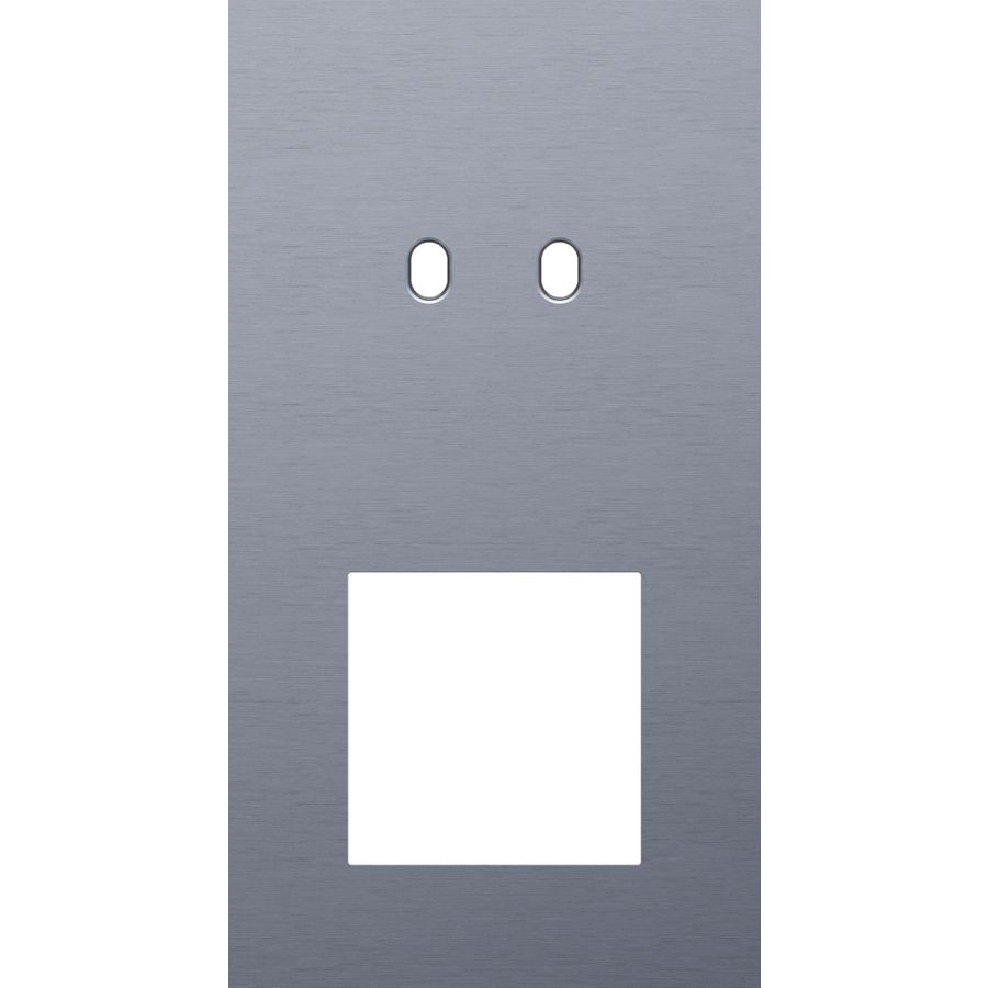 Afdekplaat 2-voud vertic. 71mm centerafst 226-57856