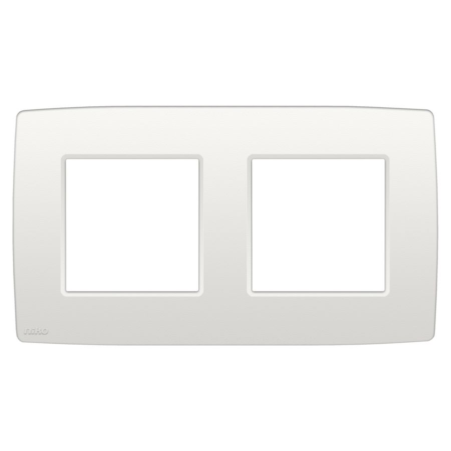 2-voudige afdekplaat hoh 71mm Original white