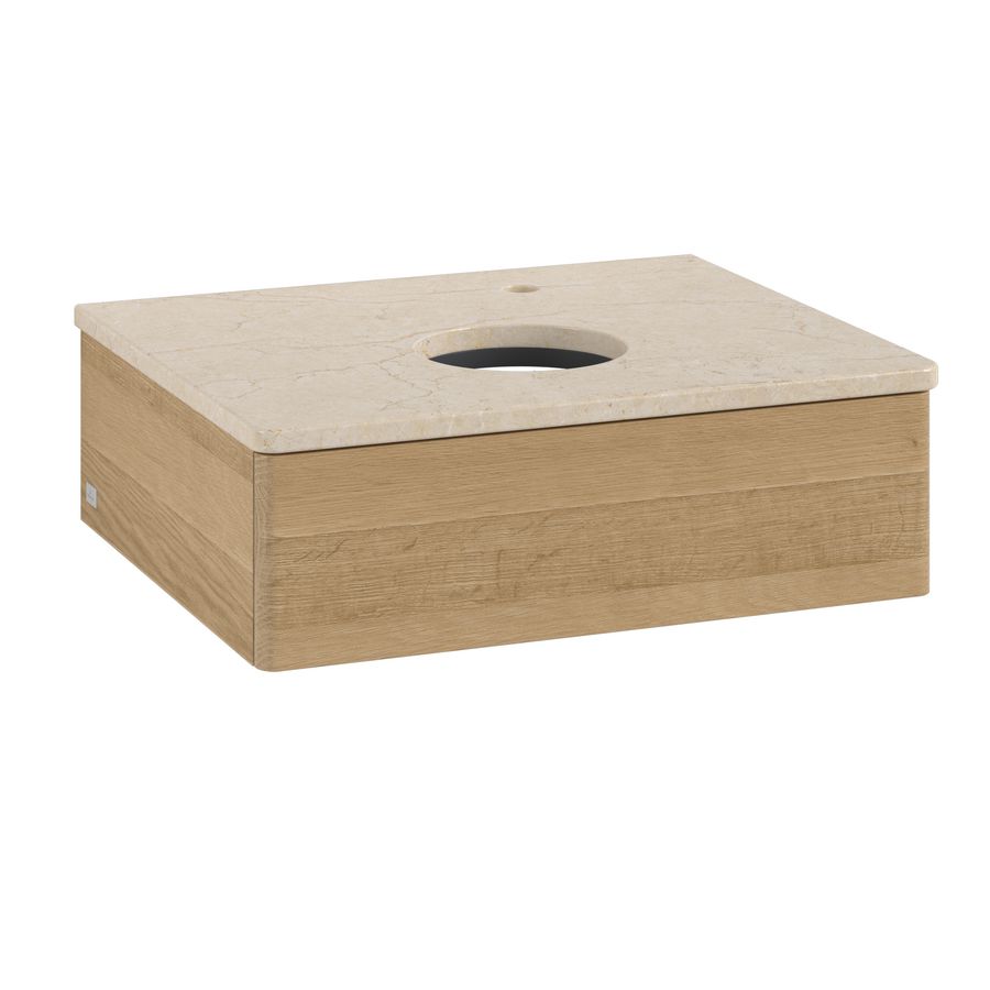 Wastafelonderkast Antao 600x190x500mm Honey Oak K07053HN
