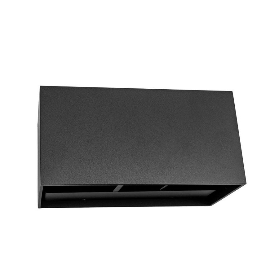 Wandlamp 200x101x100mm 20W 3000K dimbaar zwart