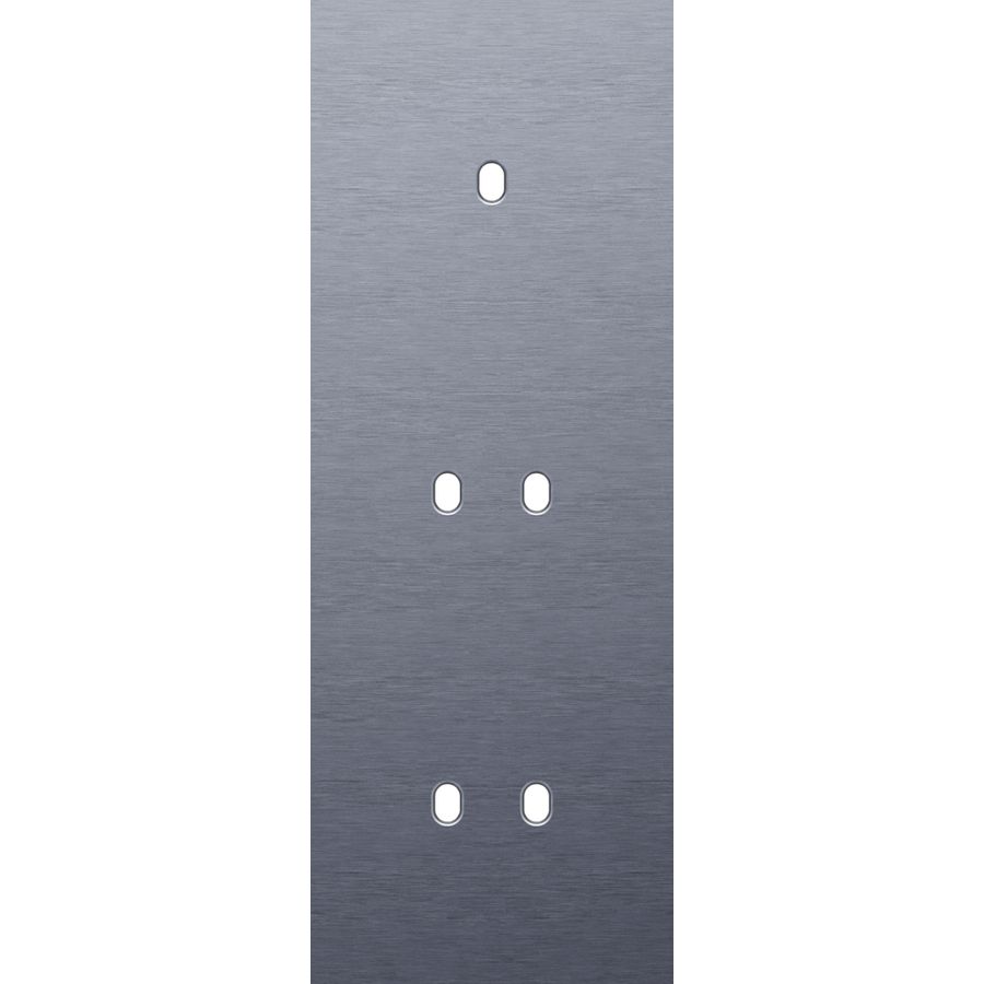 Afdekplaat 3-voud vertic. 71mm centerafst 226-57953