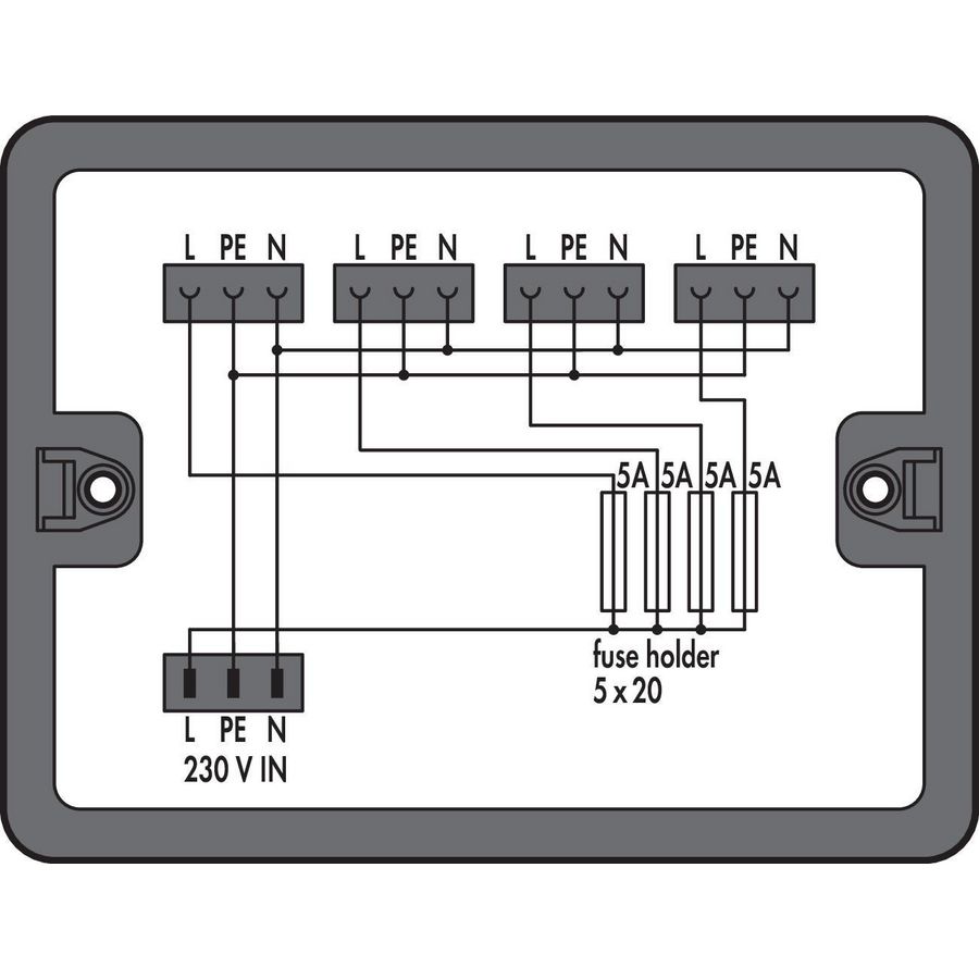 Verdeeldoos Kabel- en apparaatbeveiliging 899-631/315-000