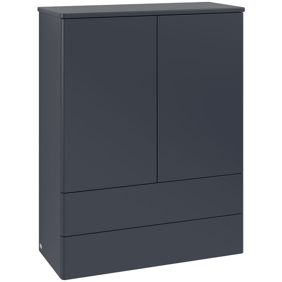 Highboard Antao 814x1039x356mm Mid.Blue Matt Lacquer L47000HG
