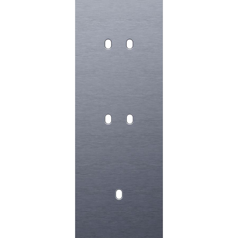 Afdekplaat 3-voud vertic. 71mm centerafst 226-57954