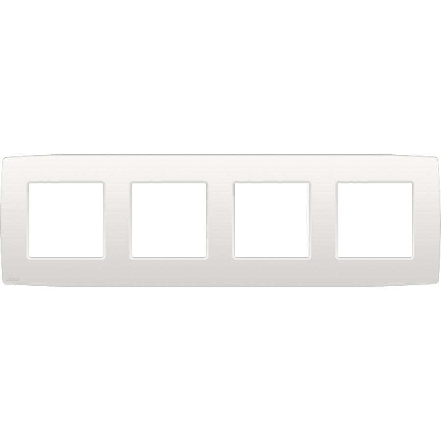 4-voudig afdekplaat hoh 71mm Original white