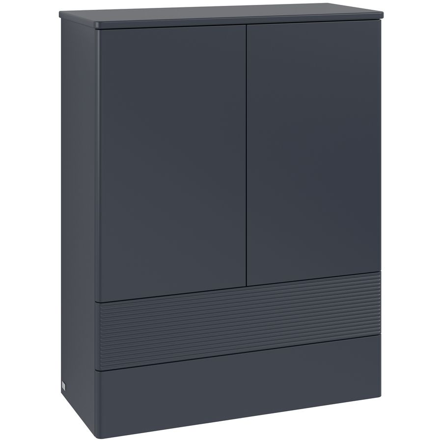 Highboard Antao 814x1039x356mm Mid.Blue Matt Lacquer L47100HG