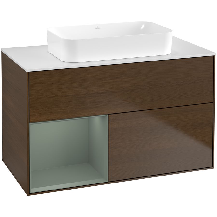 Wastafelonderkast Finion 1000x603x501mm W.Veneer G651GMGN