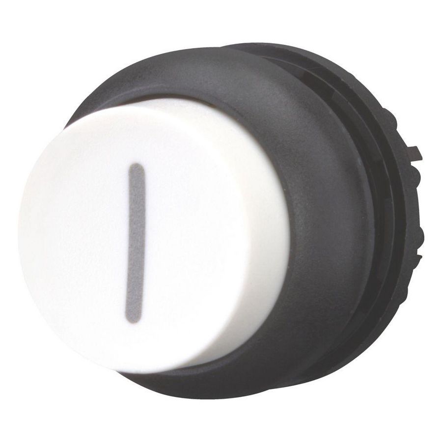 Drukknop hoog wit I terugverend M22S-DH-W-X1