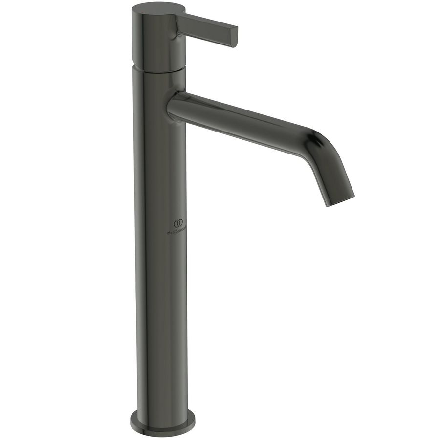 verhoogde wastafelmengkraan z. waste magnetic grey (grijs) r/b BC854A5