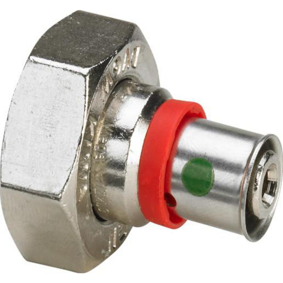 Schroefkoppeling Met Sc 3/4x15 brons/mat-vernikkelt VVE=10