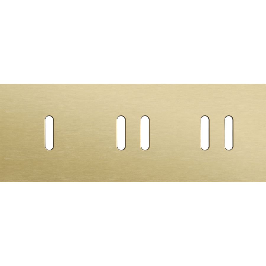 Afdekplaat 3-voud horiz. 71mm centerafst. 227-56703