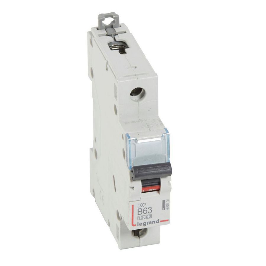 Installatieautomaat MCB DX³ 1-polig B-karakteristiek 63A 10000A