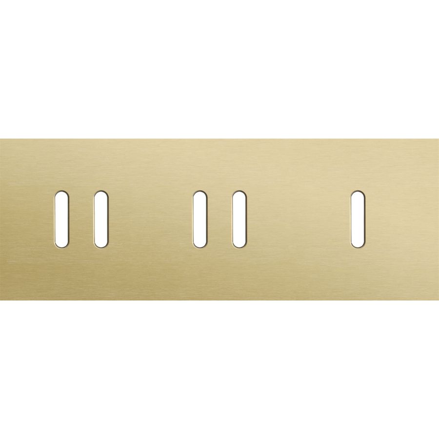 Afdekplaat 3-voud horiz. 71mm centerafst. 227-56704