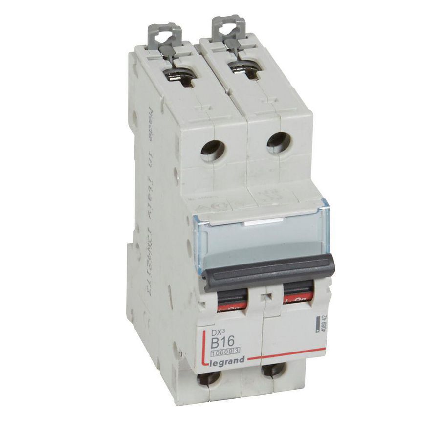 Installatieautomaat MCB DX³ 2-polig B-karakteristiek 16A 10000A