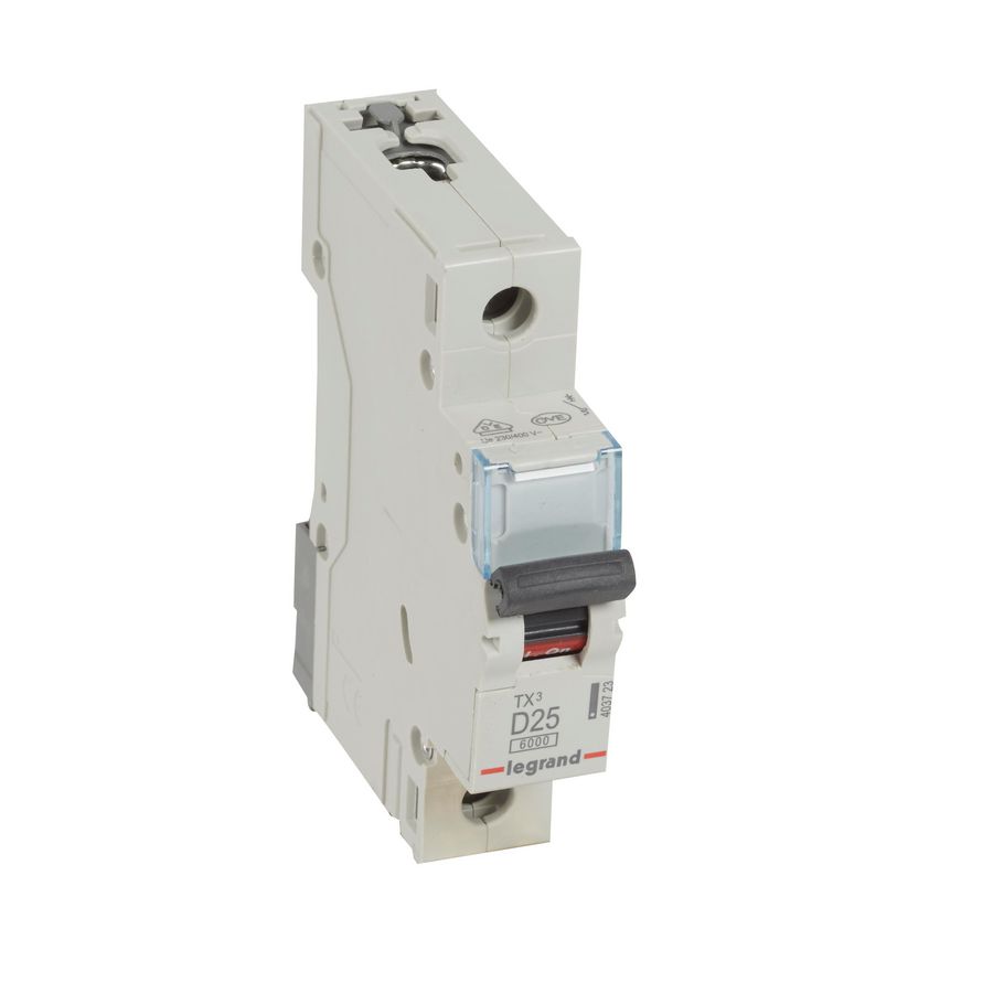 Installatieautomaat MCB TX3 1-polig D-karakteristiek 25A 6000A