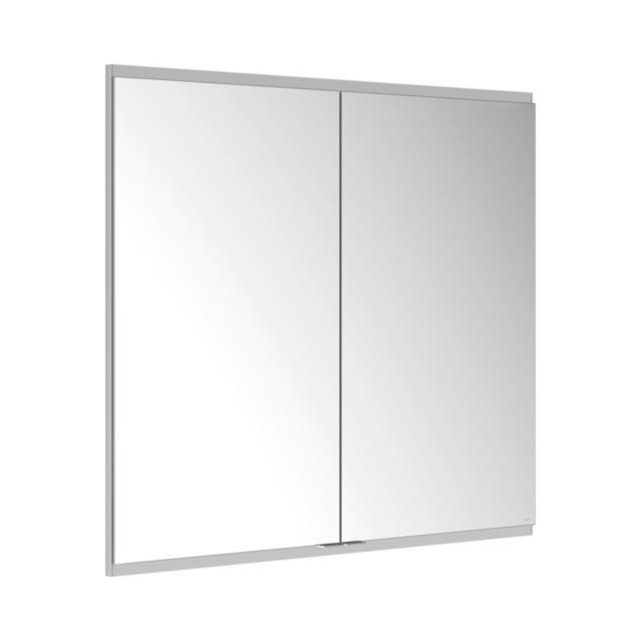 Spiegelkast inbouw onverl. 1050x900x120mm zil.