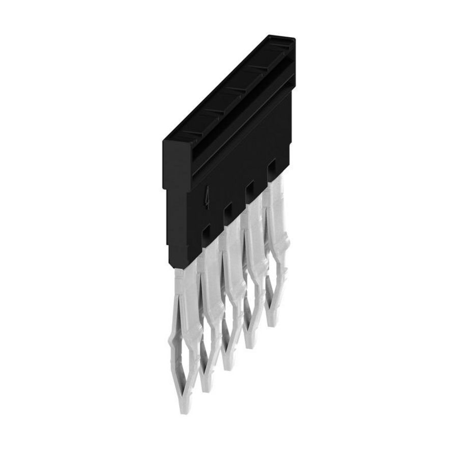 Dwarsverbinder (terminal) Plugged zwart 32 A p: 5 VVE=60