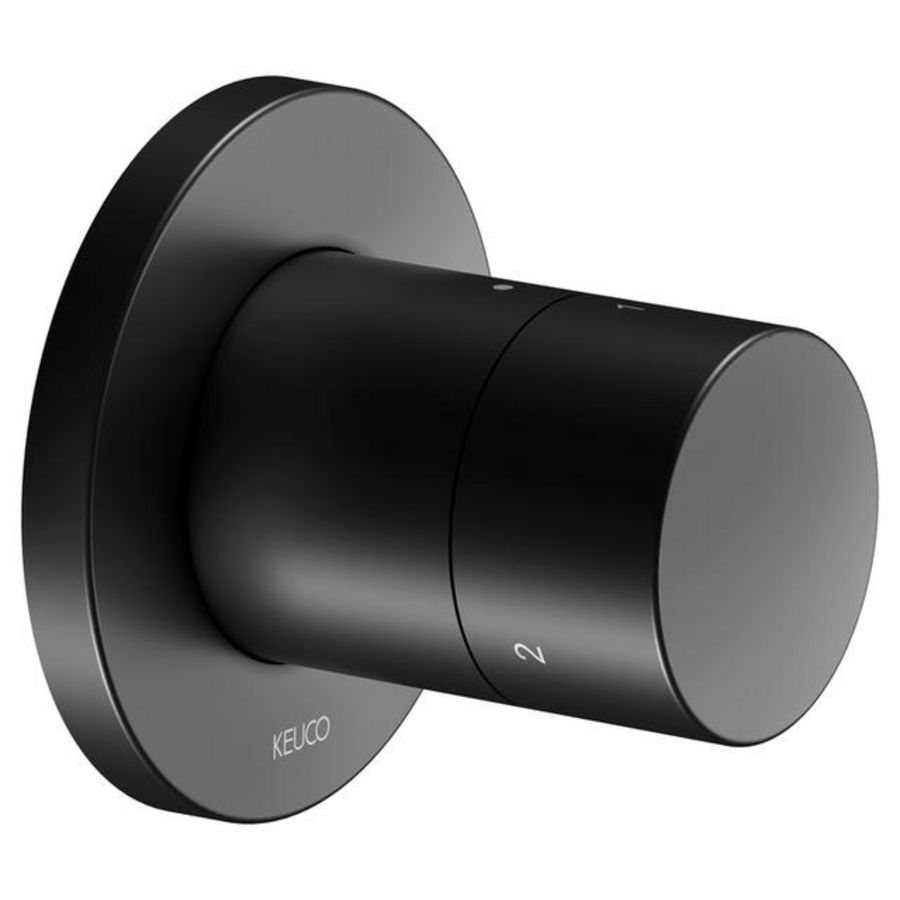 3-weg Omstel OPBOUW DN15 IXMO Pure rozet rond zwart