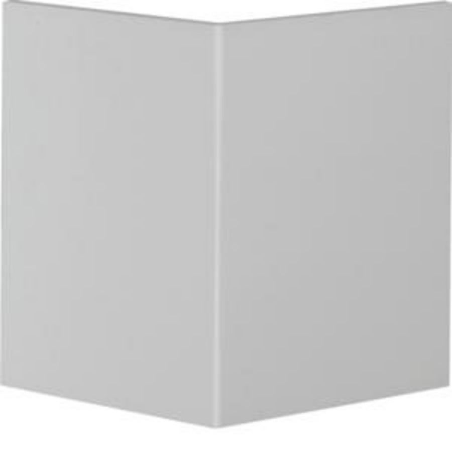 Buitenhoek deksel BR65 80mm pvc lichtgrijs
