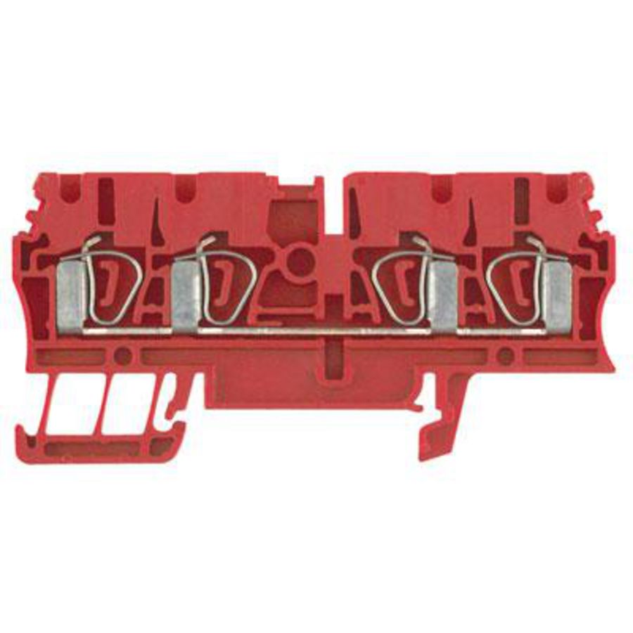 Doorvoerklem rood 2.5mm² 2 1683420000 VVE=100
