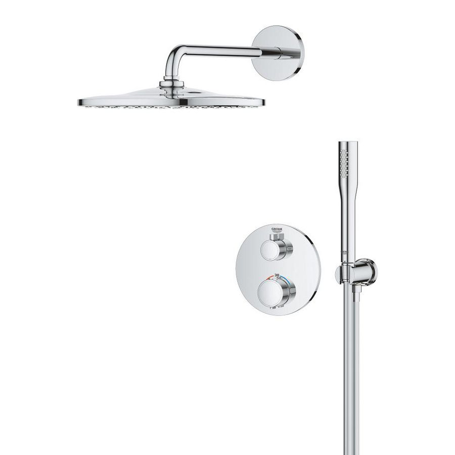 Precision Shower set 310 rond chroom