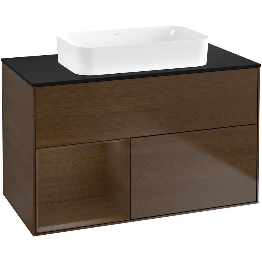 Wastafelonderkast Finion 1000x603x501mm W.Veneer G652GNGN