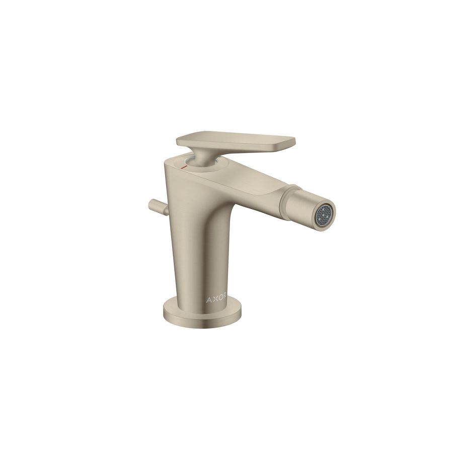 1-hendel bidetmengkraan incl. waste-inrichting brushed nickel Citterio-C