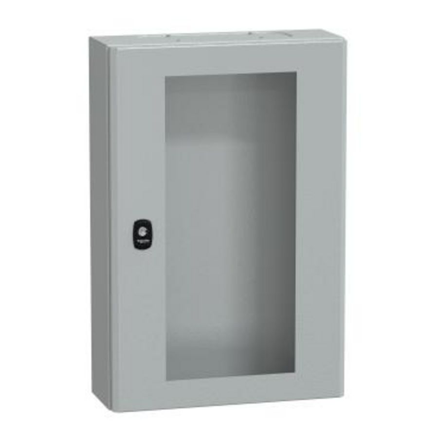 Modulaire kast + ruitdeur 600x400x150mm IP66/IK10 RAL70 S3DM