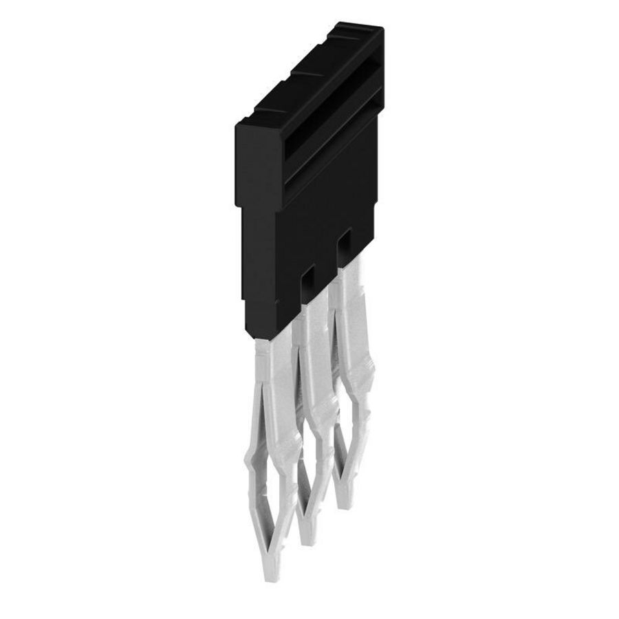 Dwarsverbinder (terminal) Plugged zwart 32 A p: 3 VVE=60