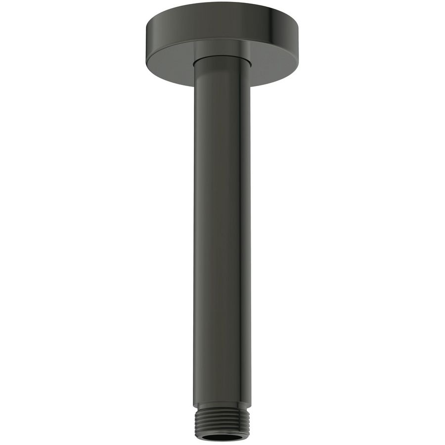 Plafondbevestiging 15cm hoofddouche magnetic grey Idealrain