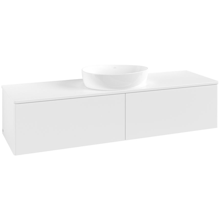 Wastafelonderkast Antao 1600x360x500mm White Matt Lacquer L36050MT