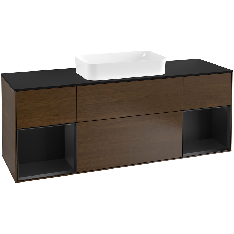 Wastafelonderkast Finion 1600x603x501mm W.Veneer G332PDGN