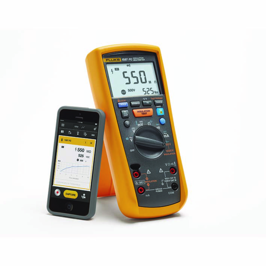 Isolatiemultimeter testspanningen 50 100 250 500 en 1000V