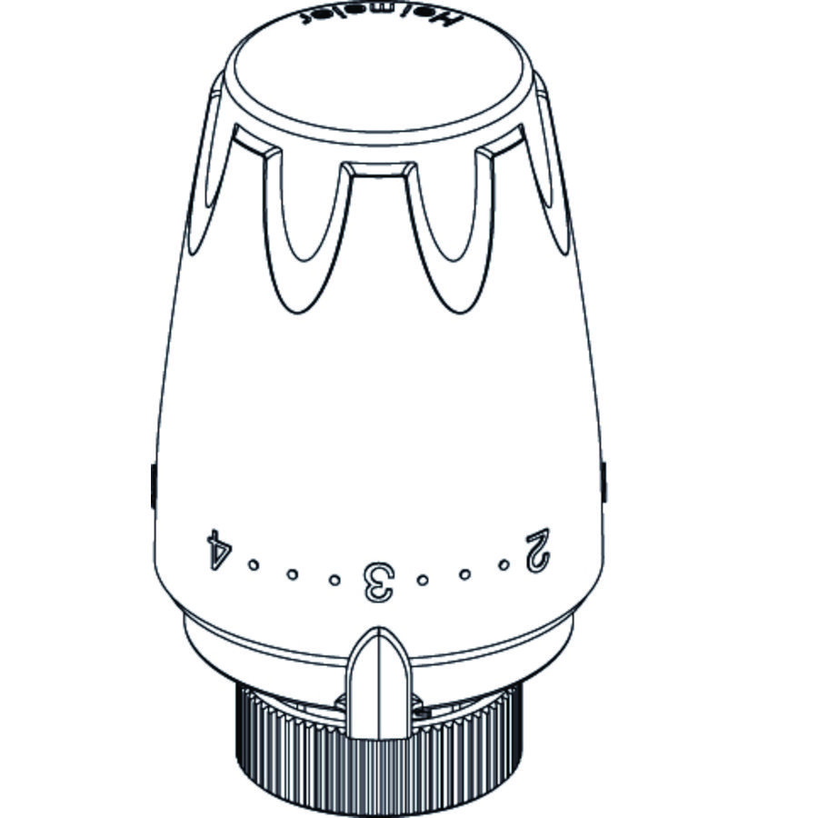 Thermostatisch regelelement DX voor Hertz