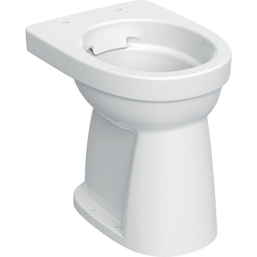 300 Comfort 93 staand closet vlakspoel AO. +6cm verhoogd Rimfree wit keraTect (excl. zitting)