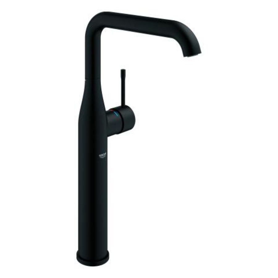 Essence XL-size wastafelmengkraan highriser phantom black (mat zwart) (prof)