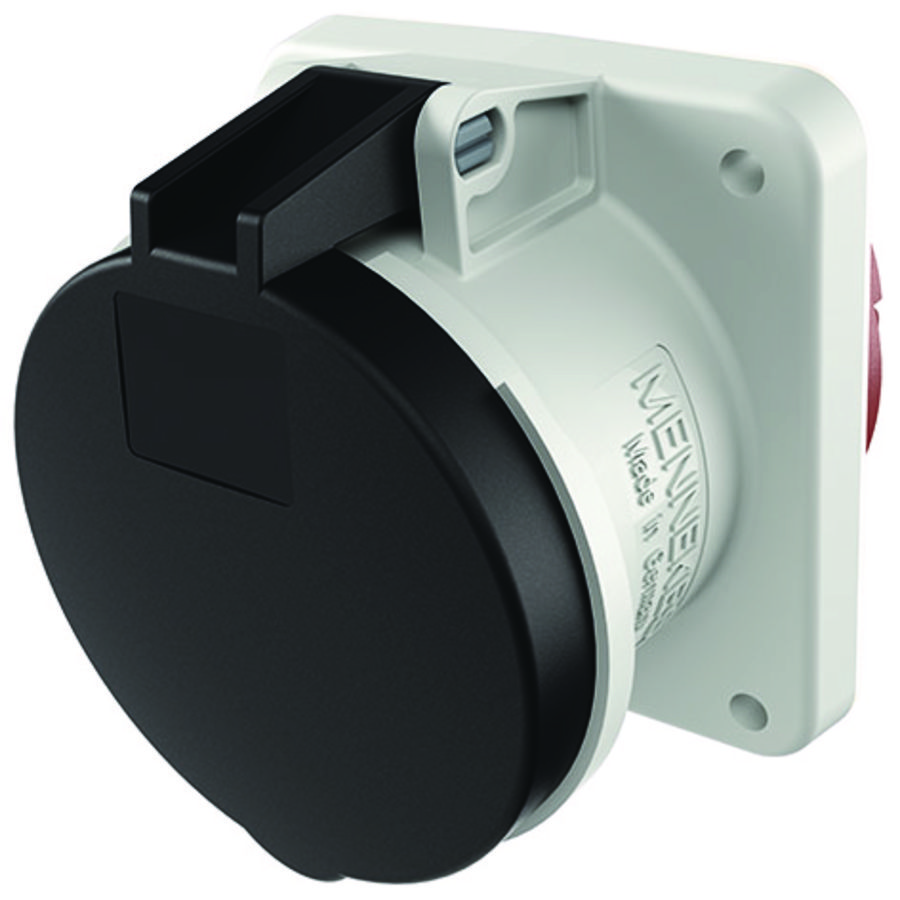 Inbouwwandcontactdoos 63A 4-polig  7H 500V IP44