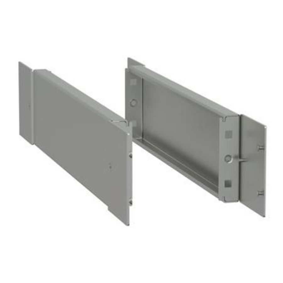 Sokkel Zijkant 100x600mm RVS Spacial