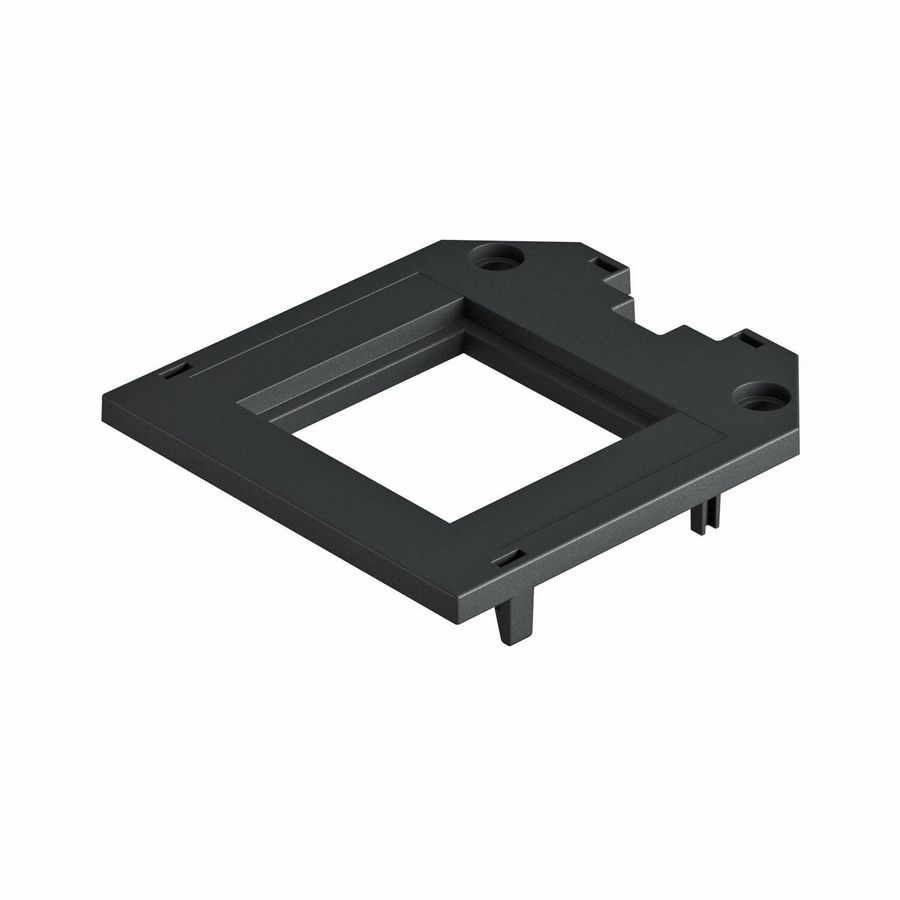 Afdekplaat voor UT3, 1 Modul45 82,5x76x4 zwart 9 VVE=10