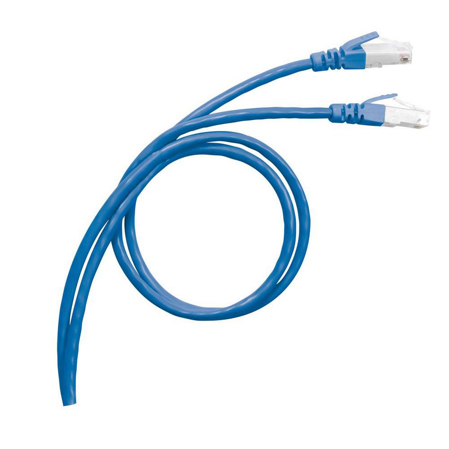 Patchkabel RJ45 Cat. C6 SF/UTP blauw 3m. VVE=5