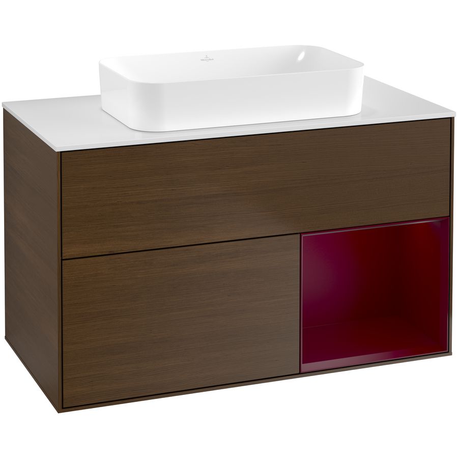 Wastafelonderkast Finion 1000x603x501mm W.Veneer G661HBGN