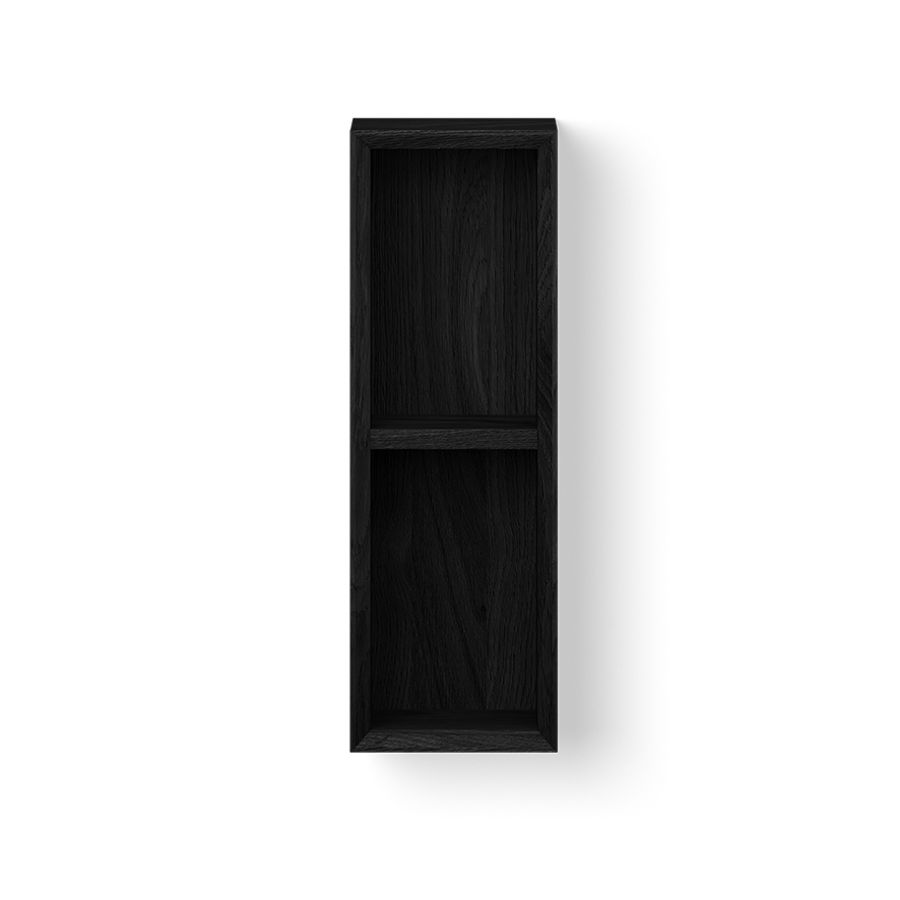 Wooden BoX Facet 200x140x600mm black  (horz. en vertic. toepasbaar)
