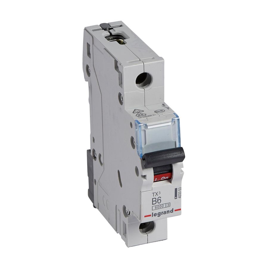 Installatieautomaat MCB TX3 1-polig B-karakteristiek 6A 6000A
