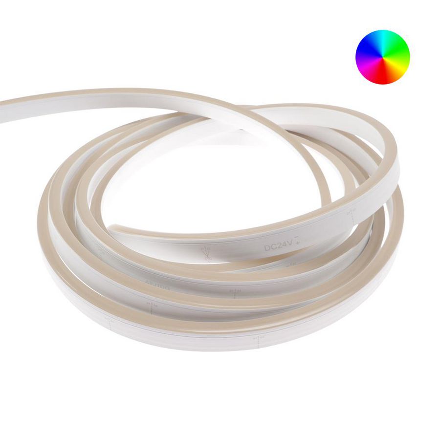 Lichtslang 24V 60 LED/mtr. L=14mtr. RGB