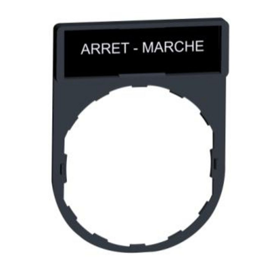 Schild 30x40mm etiket 8x27mmARRE Harmony XB4/XB5 VVE=10