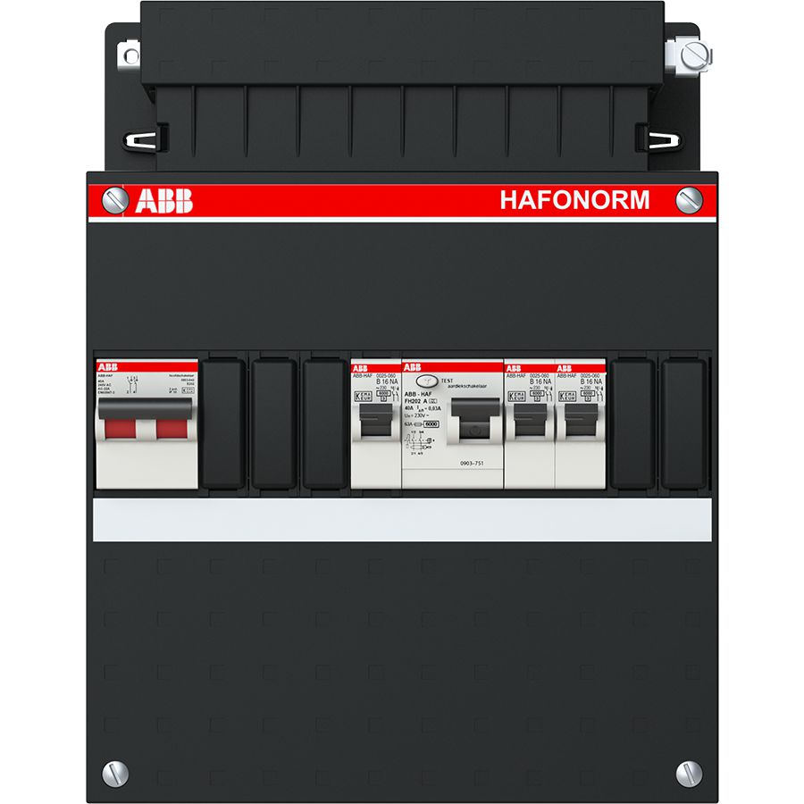 Installatiekast 2x achter 30mA 1x direct + HS 1-f