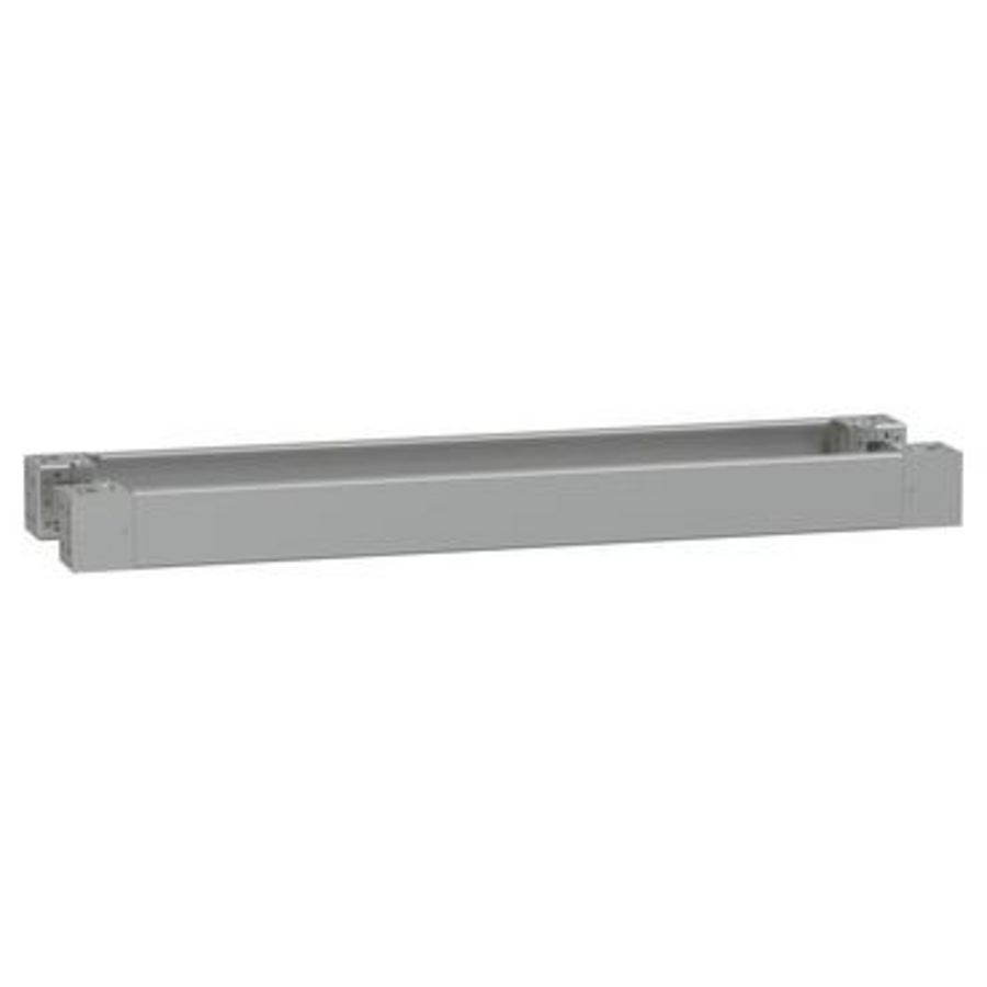 Sokkel voor frontpaneel 1200x100mm RVS 304L Spacial