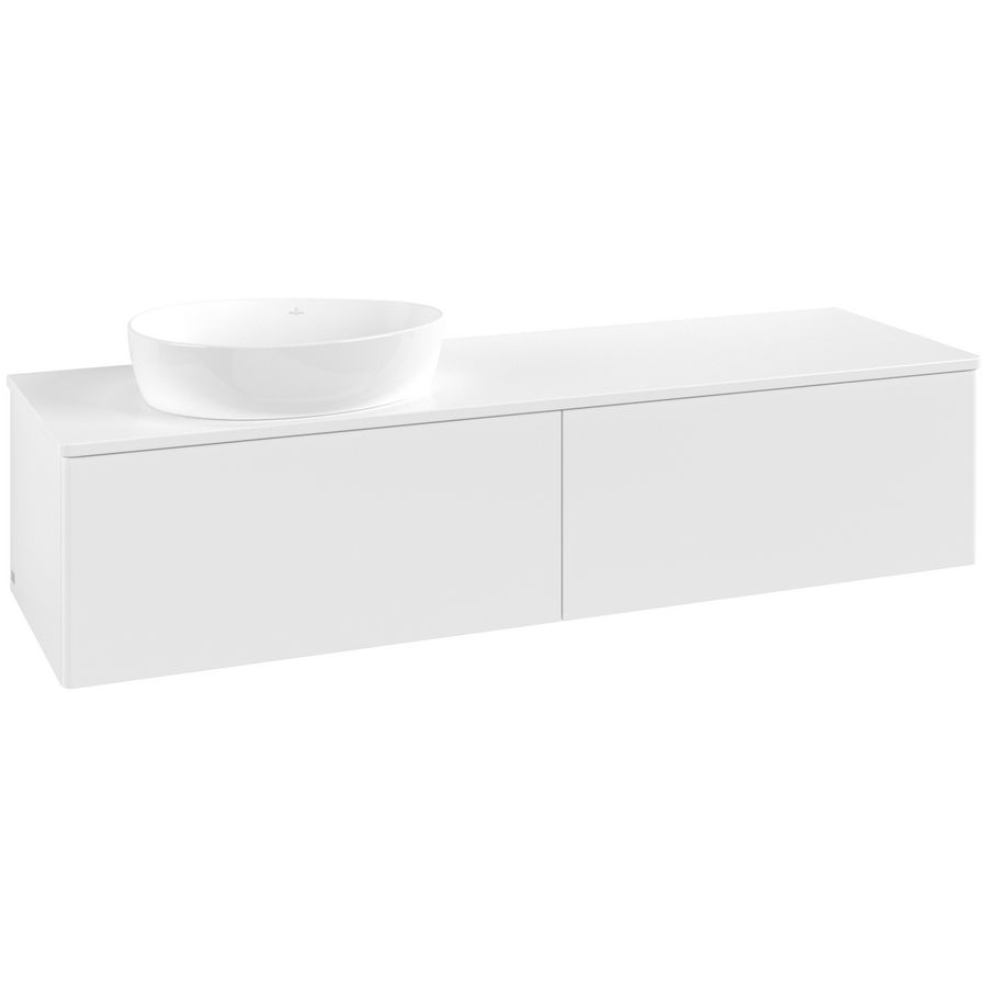 Wastafelonderkast Antao 1600x360x500mm White Matt Lacquer L37050MT