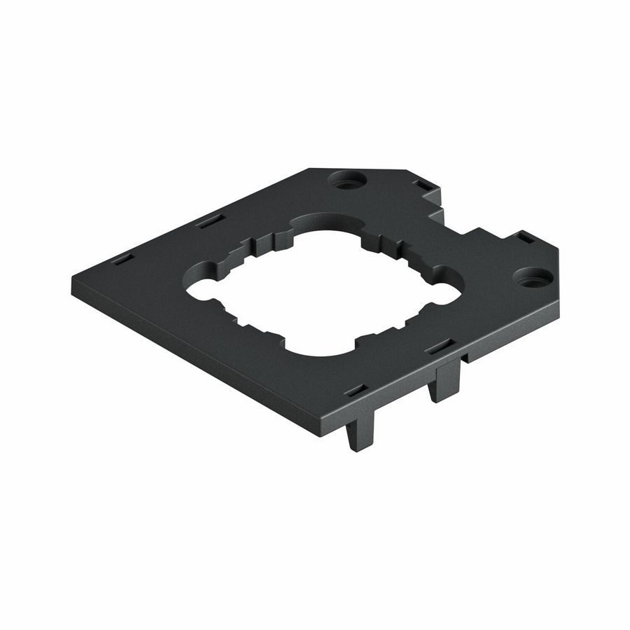 Afdekplaat voor UT3, draagring 82,5x76x4 zwart 9 VVE=10