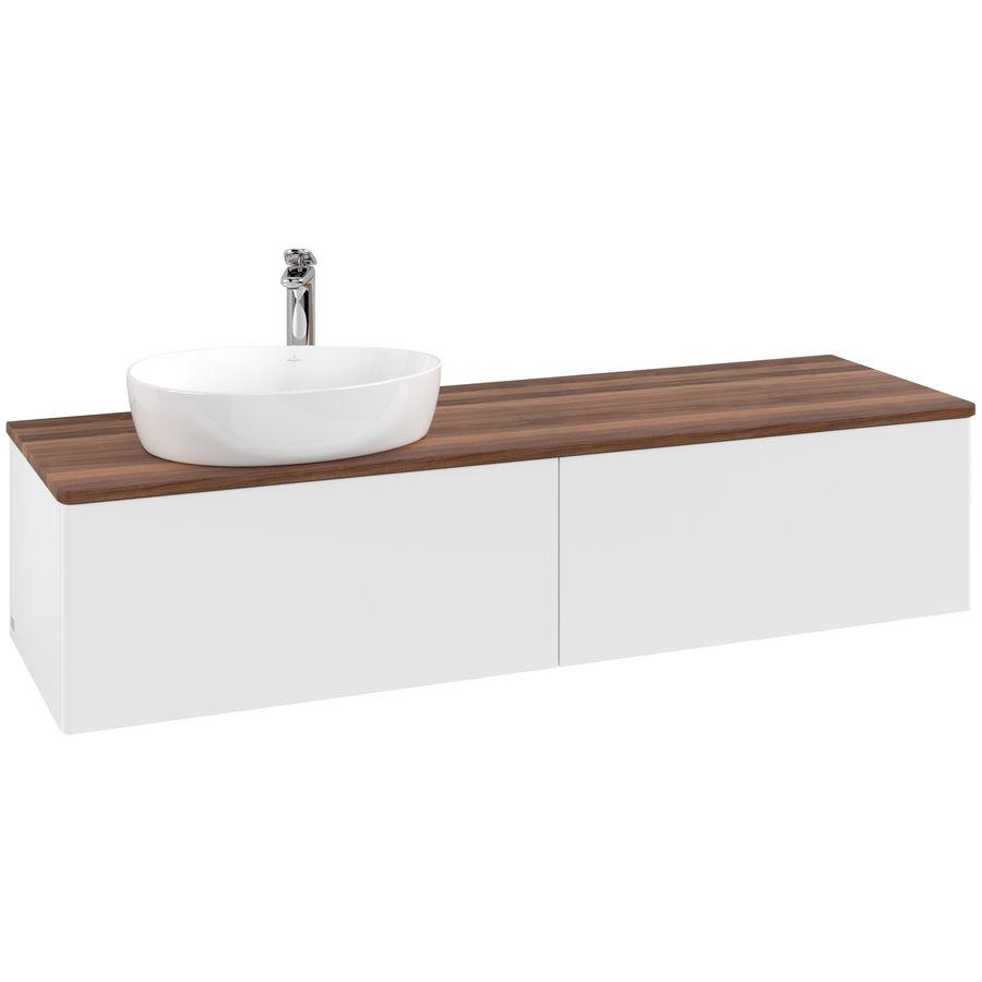 Wastafelonderkast Antao 1600x360x500mm White Matt Lacquer L37052MT